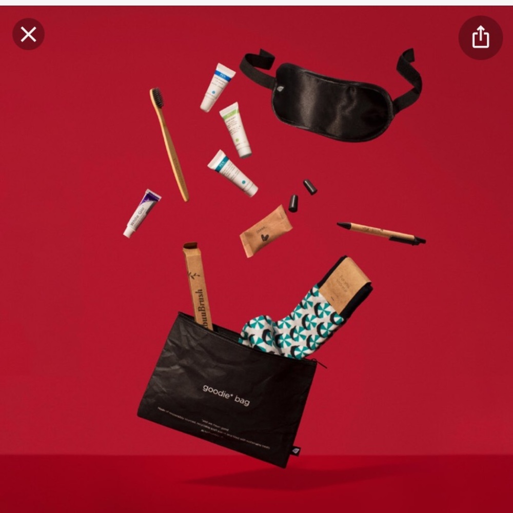 NWT New first-class Virgin Airlines goodie* bag Amenities Kit